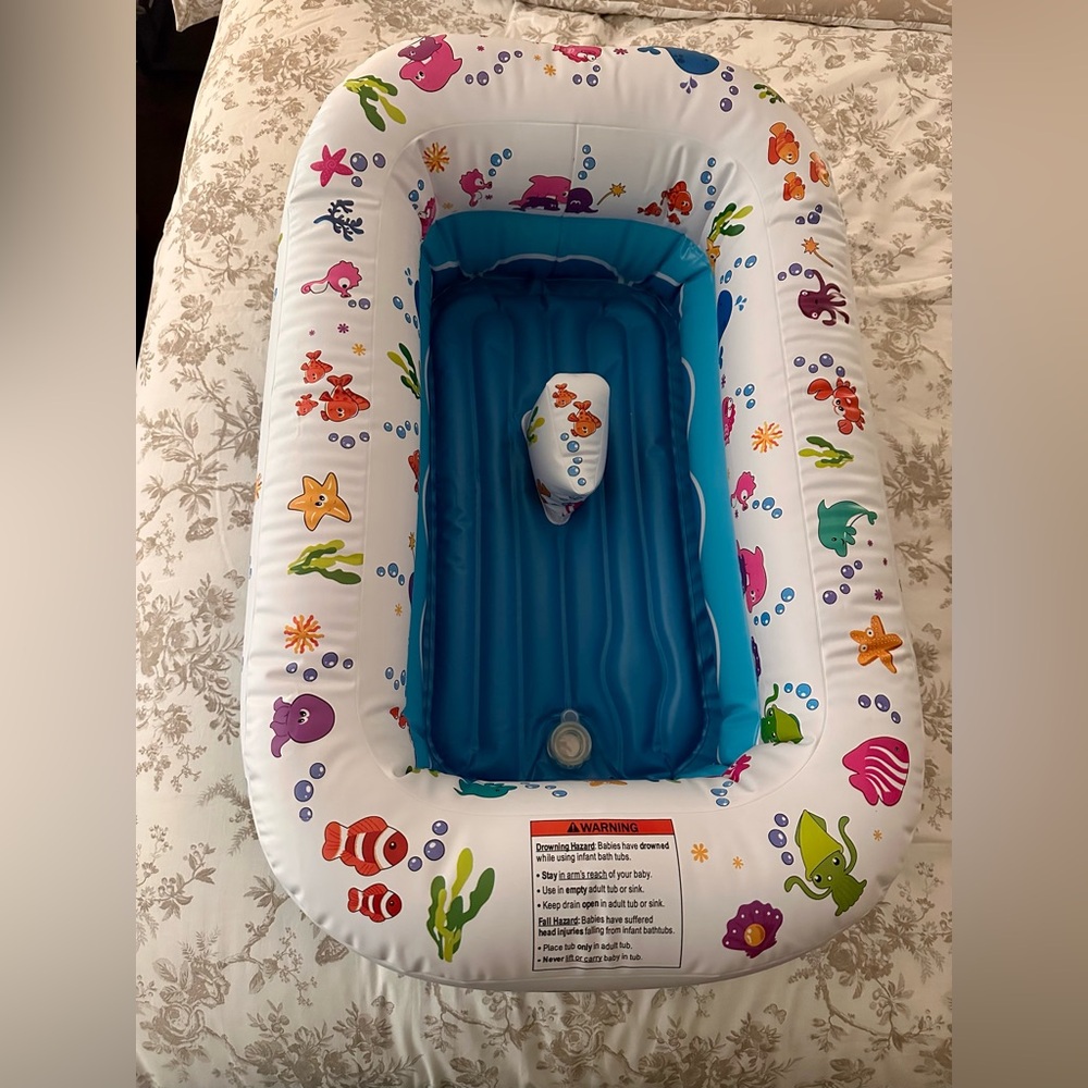 Colorful Inflatable Baby Bath Tub